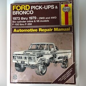 FORD 1973-1979 Pick-Ups & Bronco Repair Manual